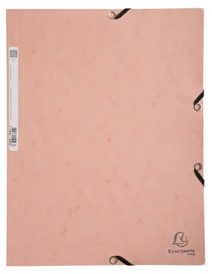 Zdjęcie produktu dla Exacompta 55527E, Konwencjonalny folder na dokumenty, A4, Fioletowy, 250 ark., 400 g/m², Gumka recepturka