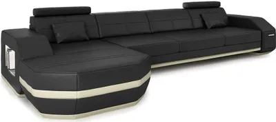 Zdjęcie produktu dla Sofa Narożna Do Salonu Nowoczesna Tapicerka