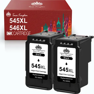 Produktbild von Kompatibel Druckerpatronen als Ersatz für Canon PG-545XL für PIXMA MX495 MX490 iP2800 iP2850 MG2450 MG2550 MG2920 MG2950 MG2550S (Schwarz, 2er-Pack)
