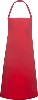 Produktbild von Karlowsky Latzschürze BASIC 75 x 100 cm unisex Polyester/Baumwollmix Rot