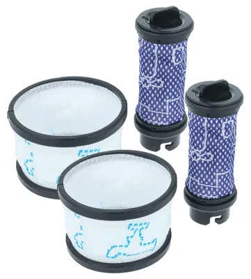 Produktbild von vhbw 4-tlg. Filter-Set kompatibel mit Inse S6P, S600, N5, S6 Staubsauger - 2x HEPA-Filter, 2x Vorfilter