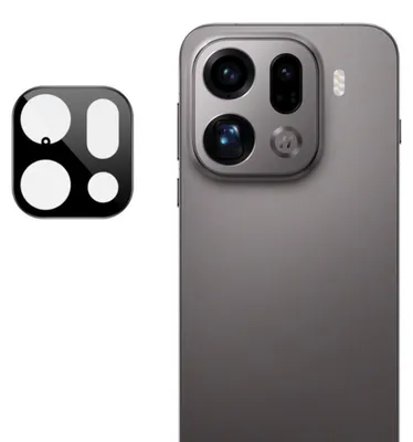 Obrázok produktu pre Techsuit – Full Camera Glass ochranné sklo fotoaparátu pre Oppo Find X9 Pro – čierne