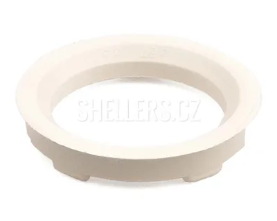 Obrázek produktu pro Vymezovací kroužek 67,0 / 52,1 (FZ70), plast, bílá, přesah kužele 3mm