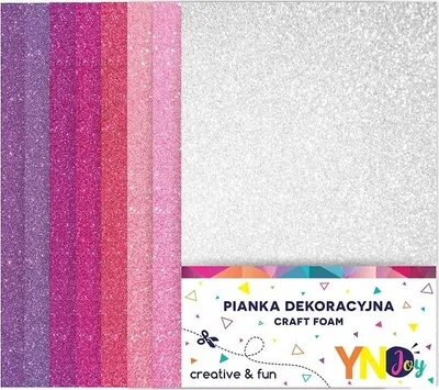 Obrázok produktu pre Interdruk viacfarebná pena 21 cm x 8 ks.