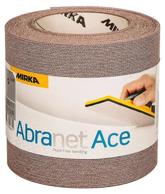 Produktbild von MIRKA Rollen Abranet Ace 115 mm x 10 m P80 Gitternetz Klett (1 St)