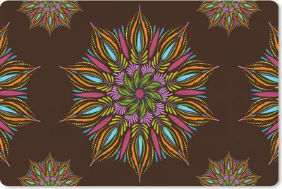 Produktbild von MuchoWow® Mauspad Mousepad Mandala - Gestaltung - Bohème 27x18 cm - Mousepads - Maus Mat - Pad - Mausunterlage - Büroartikel - Desk Matten