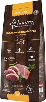 Produktbild von Starvita Trockenfutter für Aktive Hunde 12kg