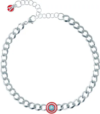 Image de Bracelet unie Marvel Captain America argent BS00080RL-7.CS