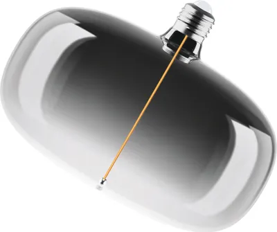 Produktbild von OSRAM LED Lampe VINTAGE 1906 DECORATIVE BULB WITH Filament-MAGNETIC STYLE 4W 818 Smoke E27 Dimmbar Warmweiss 4058075836440