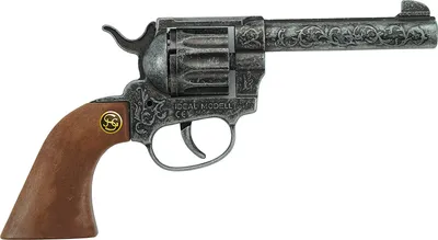 Image de Pistolet 12 coups Magnum Antique, 22 cm Carnaval