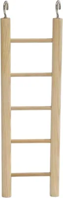 Image de Beeztees Échelle - Jouet pour oiseaux - 4 échelons - Bois - 20 cm