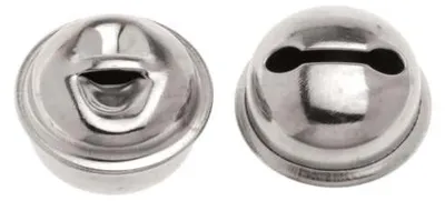 Produktbild von Glorex Rollenglöckchen 12 mm silberfarben, 10 Stück