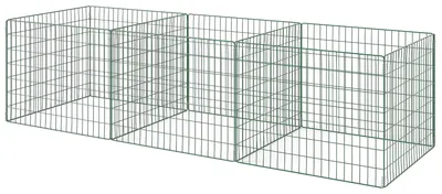 Obrázek produktu pro Zahradní kompostér, ocel, 270 l, otevřená síťovina