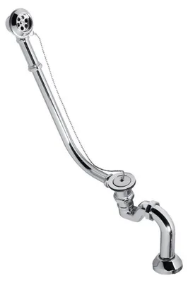Produktbild von MODEL 12R Ablaufgarnitur mit Klick-Klack, Siphon, Chrom