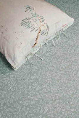 Produktbild von Pip Studio Spannbettlaken Leafy Farbe Green 140x200/220