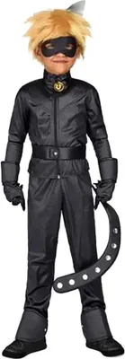 Produktbild von My Other Me Cat Noir Kostüm für Kinder 6-8 Jahre Schwarz