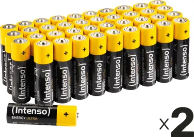 Produktbild von INTENSO Mignon-Batterie-Set Energy Ultra, AA LR06, 80 Stück