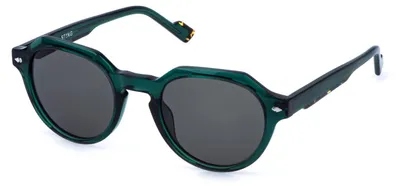 Produktbild von Sting SST571 Verde bottiglia trasparente lucido 51/22/145 Herren Sonnenbrillen