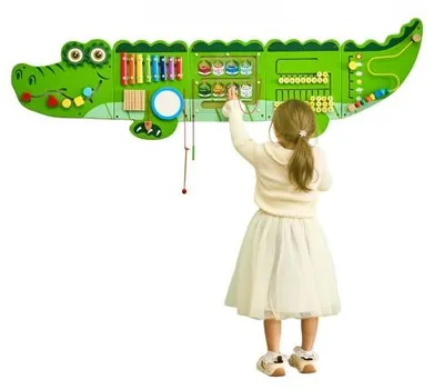Immagine prodotto di VEVOR Pannello Sensoriale Montessori da Parete, Pannello con 9 Attività Interattive per Bambini, Gioco Educativo in Legno per Bambini 3-12 Anni, Centro di Apprendimento per Sala Giochi, Asilo e Aula