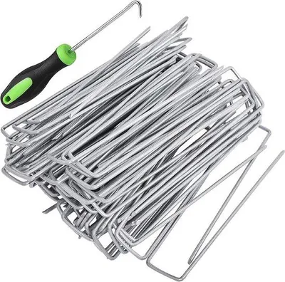 Immagine prodotto di Chiodi da giardino 15 cm Ø 3 mm - 100 pezzi in tubo di acciaio zincato