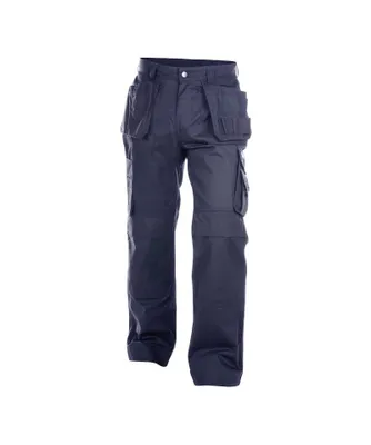 Immagine prodotto di DASSY® Pantaloni da lavoro in Oxford con tasche a fondina e tasche per ginocchiere BLU SCURO Taglia 46 Lunghezza: STANDARD