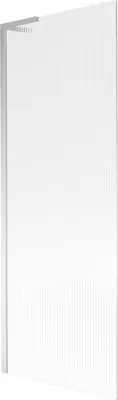 Immagine prodotto di Mexen Next L paratia da vasca da bagno a 1 anta 70 x 150 cm, strisce, cromo - 895-070-000-03-09-01
