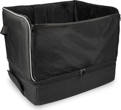 Produktbild von Hundeautositz 3-in-1 für kleine Hunde bis 8 kg, 45x37x38 cm, mit Organizer und Polsterschutz