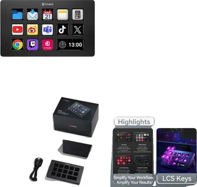 Productafbeelding van D200 StreamDesk, 13 LCD-toetsen, platformonafhankelijk compatibel, D200 StreamDesk