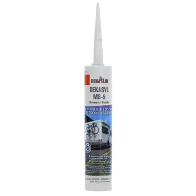 Produktbild von Dekalin 6252412 DEKAsyl MS-5 290 ml schwarz Einzelkartusche Kraftkleber