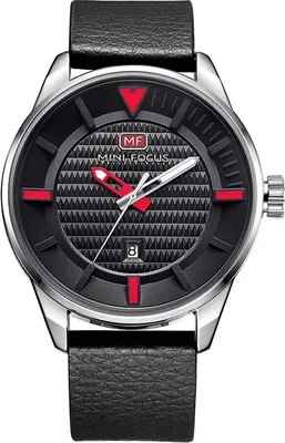 Produktbild von Mini Focus OM-23894 Uhr - Schwarz/Silber für Herren KP23894