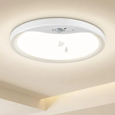 Produktbild von VIIIVA LED Deckenlampe mit Bewegungsmelder（CCT, Φ22*2.5cm） – Rund, Weiß (Warm/Neutral/Kühl)
