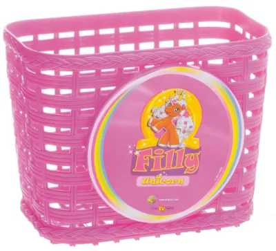 Produktbild von Lenkerkorb Filly Unicorn Kunststoff, Motiv violett,B195xH105xT150