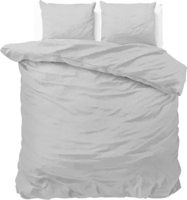 Produktbild von Sleeptime Satin Point grau 200 x 220 cm