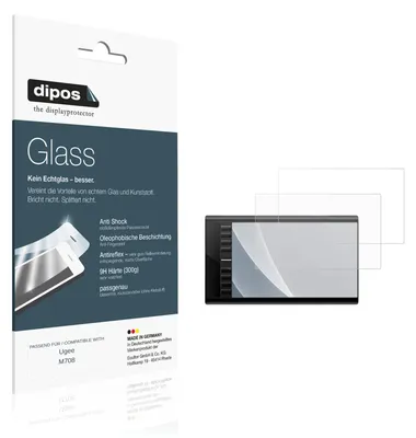 Image de 2x Protection ecrán pour Ugee M708 mat Verre souple Film Protecteur 9H dipos