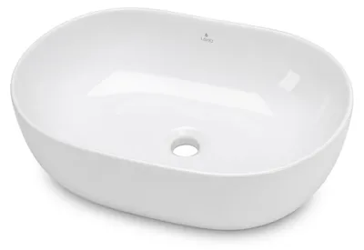 Produktbild von Aufsatzwaschbecken Oval ELIPSE Keramik 49 cm Weiß