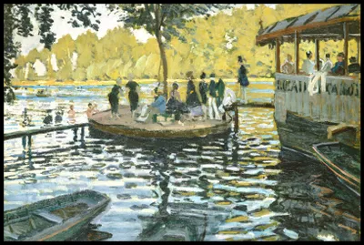 Immagine prodotto di Poster 91,5x61cm La Grenouillère, Monet Vintage per il salotto