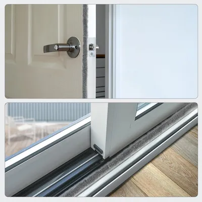 Produktbild von Bürstendichtung - 9 x 15 mm - 6 m - selbstklebende Dichtungsbürste - Zugluftstopper - Türdichtung - für Türen, Fenster, Schiebetüren und Rollläden
