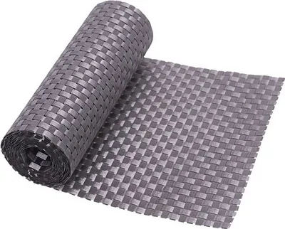Produktbild von Sichtschutzstreifen videx Rattan 19 x 250 cm platinfarben
