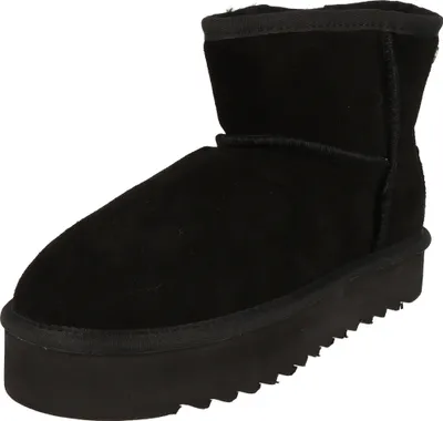Produktbild von Piece Of Mind Damen Schuhe Plateau Winter Leder Boots 264-713 gefüttert Black