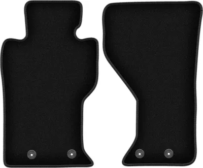 Produktbild von Wielganizator Velours-Autoteppiche – passend für Mazda MX-5 IV (Coupé, Cabrio, Bj. 2014-) – schwarz, passgenau, mit Befestigungen set 4 Stk.