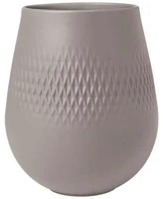 Zdjęcie produktu dla Villeroy&Boch - Wazon Carre mały 12x15cm Manufacture Collier Taupe