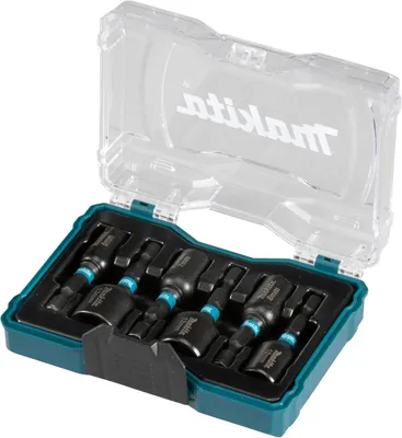 Produktbild von Makita Steckschlüssel-Set 6-teilig - 1/4 Zoll Sechskant - Impact Black - E-15768