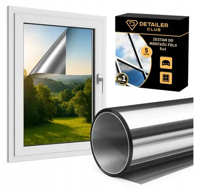 Produktbild von Sonnenschutzfolie Fenster 50x450cm Silber Thermoisolierung