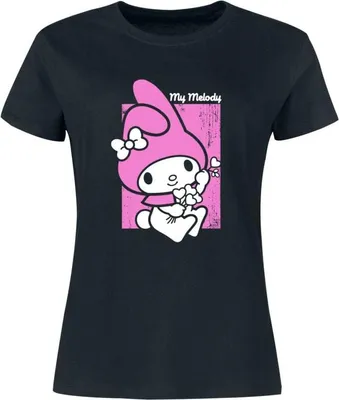 Produktbild von Hello Kitty T-Shirt Damen Hello Kitty and Friends - My Melody schwarz XL