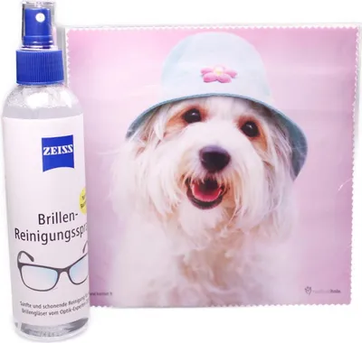 Produktbild von Mikrofasertuch "Hund mit Hut"  Größe 18,5*18,5 cm von La Kelnet