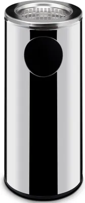 Produktbild von HENDI Mülleimer Standmodell mit Aschenbecher 33 Liter ø240x(H)660