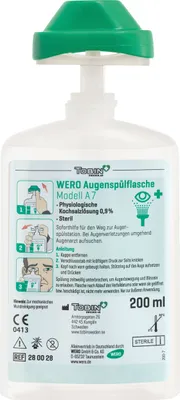 Produktbild von WERO Augenspülflasche Modell A7, 200 ml