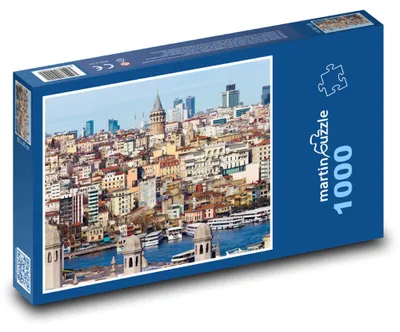 Produktbild von Puzzle 1000 Galataturm - Istanbul, Türkei - martinpuzzle