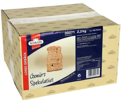 Obrázek produktu pro Schulte kořeněný speculoos s vánočním kořením 2200g