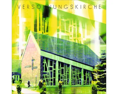 Produktbild von Glasbild Wiesmoor Versöhnungskirche grün 50x50 cm